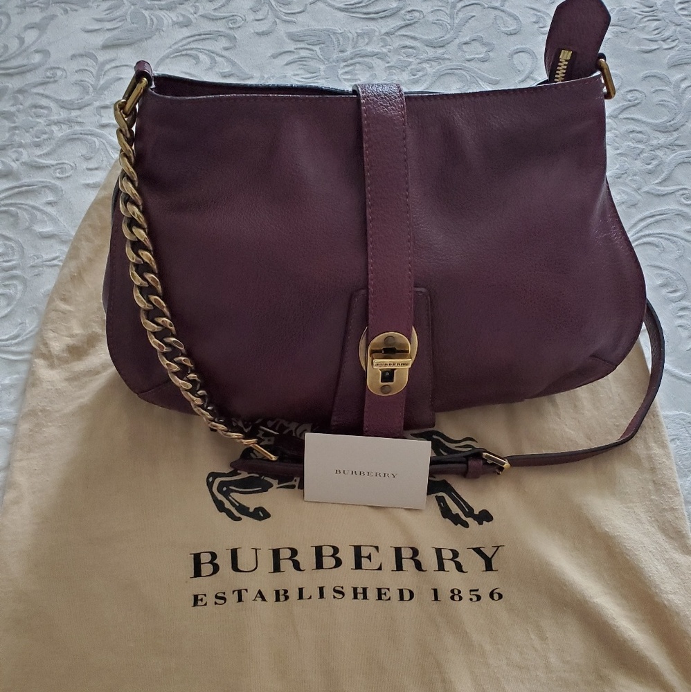 💥New💥Burberry holyoake crossbody buffalo leather
